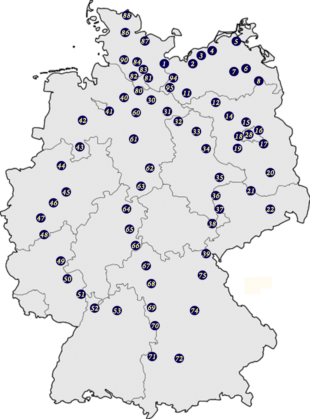 Autohof Deutschland Karte
