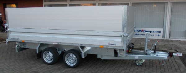 Humbaur Dreiseitenkipper HTK 3500.31 Alu mit Aluaufsatz 60 original Humbaur (nicht abgebildet)