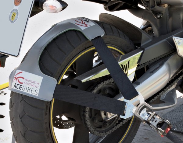 Motorrad Zurrgurtsystem fr das Hinterrad Tyrefix