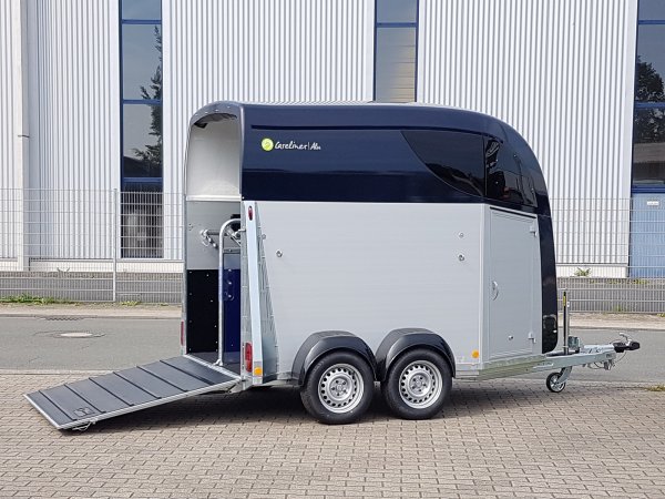 Careliner ALU Dach und Bug in ocean, mit Panoramadach und Bruststangenzusatzpolster