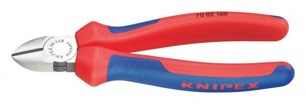 Knipex Seitenschneider poliert 160mm mit Mehrkomponenten-Griff, Art-Nr.1170