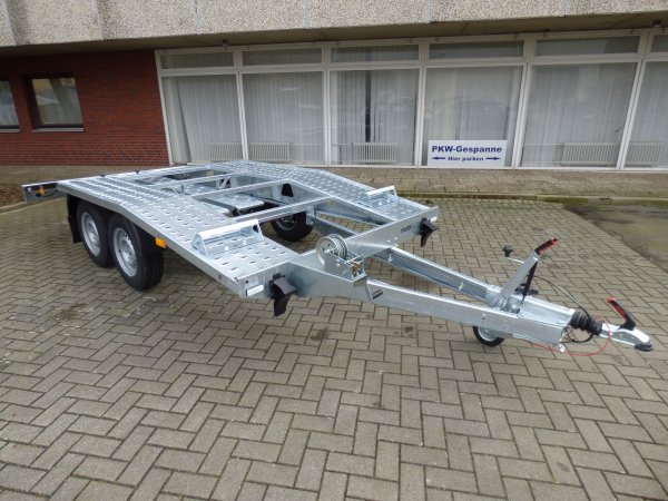 Martz Car 4020S, GT 400, 2700KG zGG, 405x205cm, vorn und hinten abgeschrgt, mit Winde und Rampen