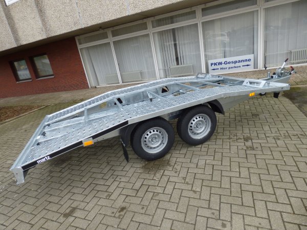 Martz Car 4020S, GT 400, 2700KG zGG, 405x205cm, vorn und hinten abgeschrgt, mit Winde und Rampen