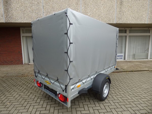 Humbaur HA 153015 mit Hochplane Profiline 170cm Ladehhe in silber