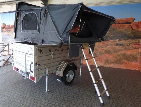 Anhnger Alutrail Adventure inkl. Hartschalen Dachzelt Outback Unit mit MaX-Ausstattungspaket