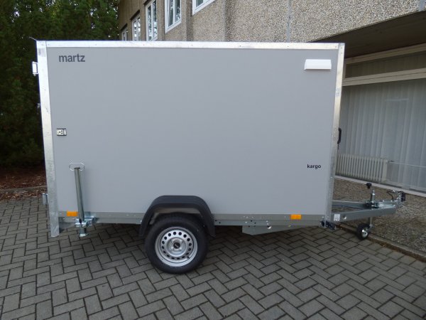 Martz Kargo 250 Kofferanhnger, hellgrau, Doppeltr, 750KG, 250x125x149cm