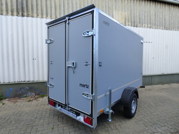 Martz Kargo 300C Kofferanhnger, hellgrau, Doppeltr, 1500KG, 300x150x180cm