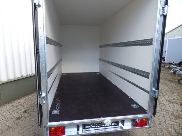 Martz Kargo 300C Kofferanhnger, hellgrau, Doppeltr, 1500KG, 300x150x180cm