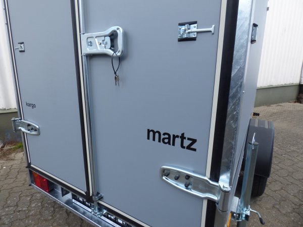 Martz Kargo 300C Kofferanhnger, hellgrau, Doppeltr, 1500KG, 300x150x180cm