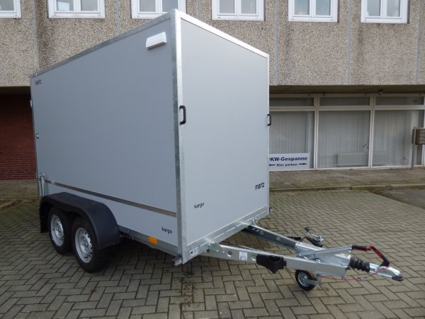 Martz Kargo 300/2C Tandem-Kofferanhnger, hellgrau, Doppeltr, 2000KG, 300x148x180cm