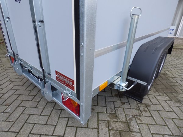 Martz Kargo 300/2C Tandem-Kofferanhnger, hellgrau, Beladerampe, 2000KG, 300x148x180cm