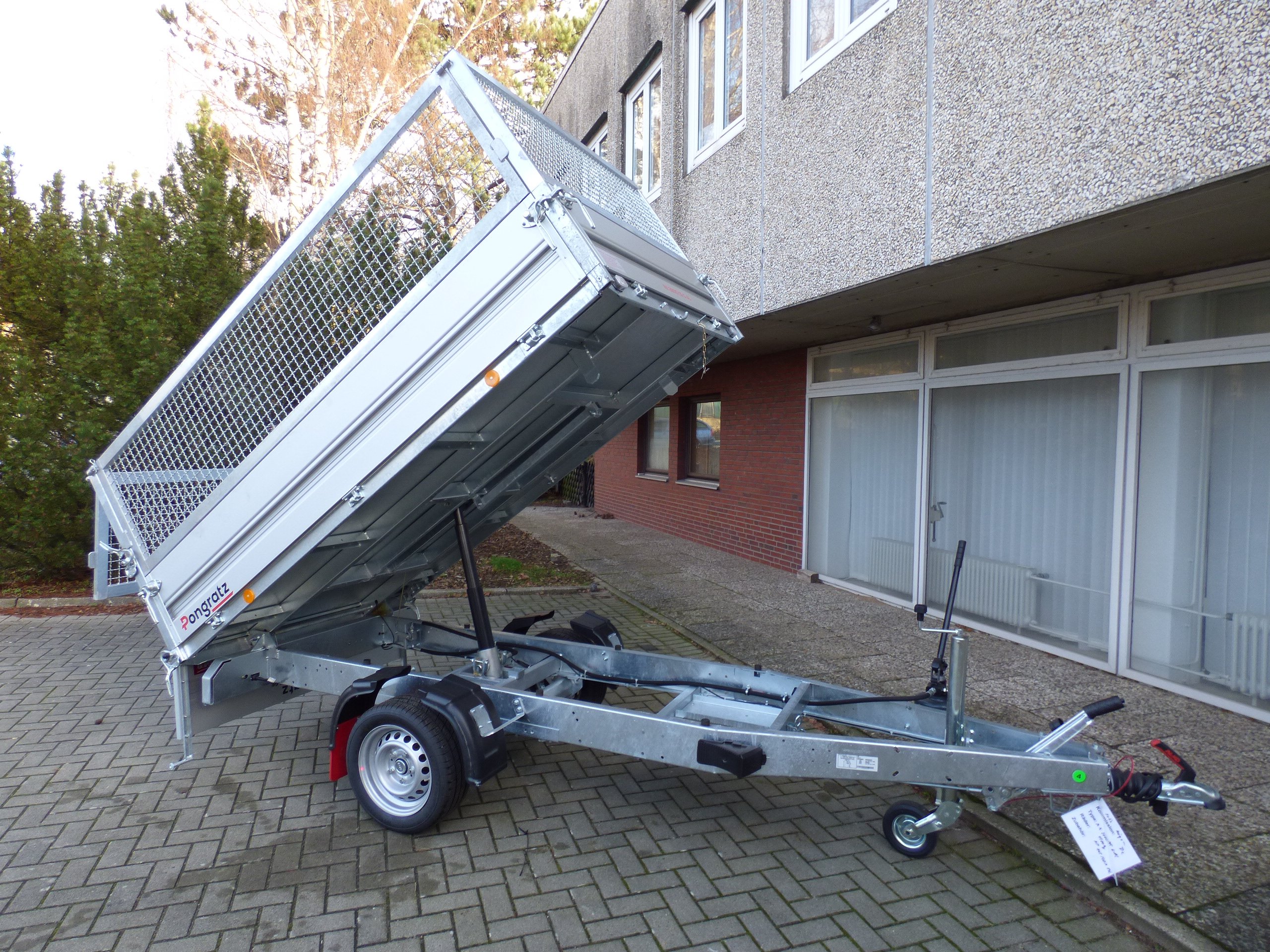 Heckkipper Pongratz RK 2600 15 G AL 1500kg Mit Handpumpe Und