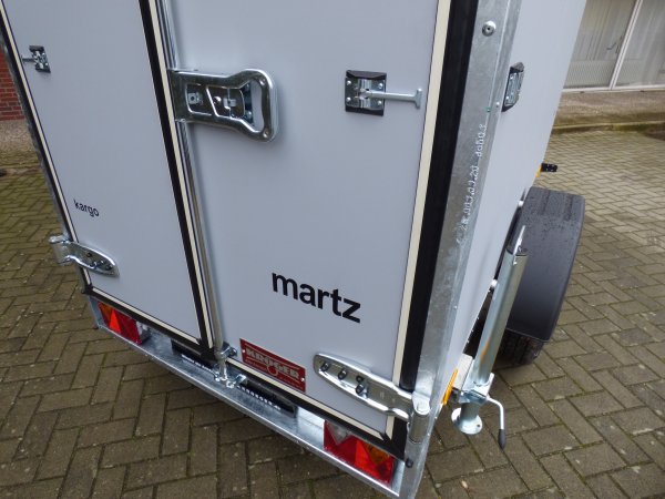 Martz Kargo 250C Kofferanhnger, hellgrau, Doppeltr, 1300KG, 250x125x149cm