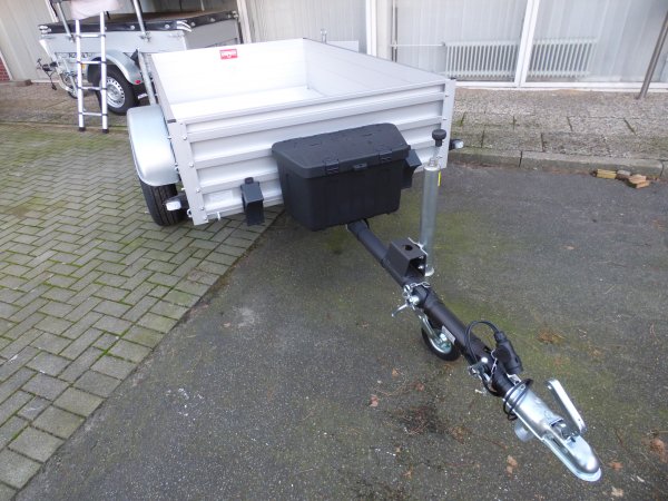 Fr Bau- oder Offroadeinsatz: Alutrail 75 R 26.14, Ladema 263x135x42cm, Heavy Duty Anhnger mit 750kg zGG aber  verbauten 1400kg Komponenten inkl. hhenverstellbarer Zugeinrichtung,Tempo 100