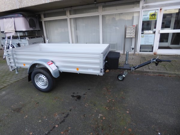 Fr Bau- oder Offroadeinsatz: Alutrail 75 R 26.14, Ladema 263x135x42cm, Heavy Duty Anhnger mit 750kg zGG aber  verbauten 1400kg Komponenten inkl. hhenverstellbarer Zugeinrichtung,Tempo 100