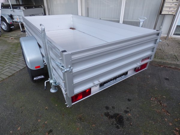 Fr Bau- oder Offroadeinsatz: Alutrail 75 R 26.14, Ladema 263x135x42cm, Heavy Duty Anhnger mit 750kg zGG aber  verbauten 1400kg Komponenten inkl. hhenverstellbarer Zugeinrichtung,Tempo 100