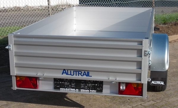 Fr Bau- oder Offroadeinsatz: Alutrail 75 R 26.14, Ladema 263x135x42cm, Heavy Duty Anhnger mit 750kg zGG aber  verbauten 1400kg Komponenten inkl. hhenverstellbarer Zugeinrichtung,Tempo 100